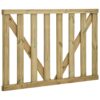 Garden Slats Gates 2 pcs Impregnated Pinewood 150x100 cm