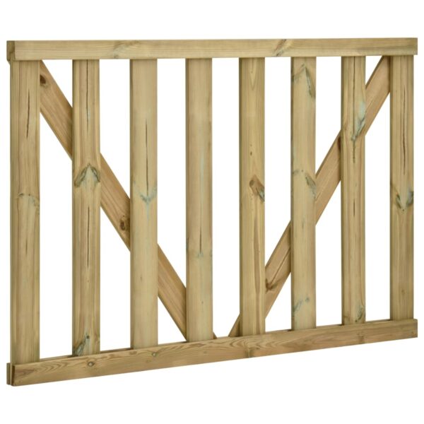 Garden Slats Gates 2 pcs Impregnated Pinewood 150x100 cm
