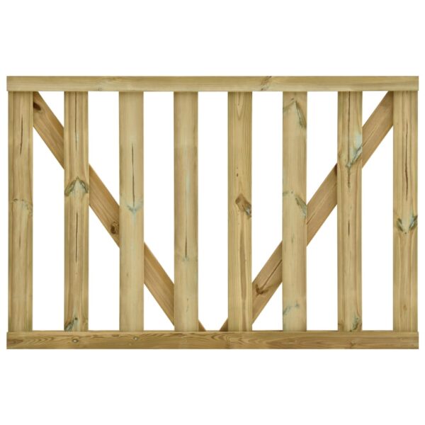 Garden Slats Gates 2 pcs Impregnated Pinewood 150x100 cm