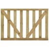 Garden Slats Gates 2 pcs Impregnated Pinewood 150x100 cm
