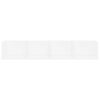 CD Wall Shelf White 100x18x18 cm Engineered Wood