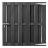 Garden Gate WPC 100x100 cm Grey