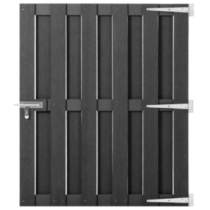 Garden Gate WPC 100x120 cm Grey