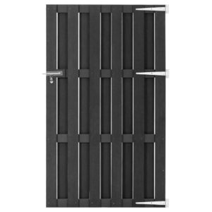 Garden Gate WPC 100x170 cm Grey