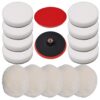 14 Piece Polishing Pad Set 180 mm