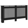 Radiator Cover Black 152x19x81.5 cm MDF