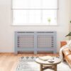 Radiator Cover Anthracite 152x19x81.5 cm MDF