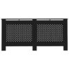 Radiator Cover Black 172x19x81.5 cm MDF