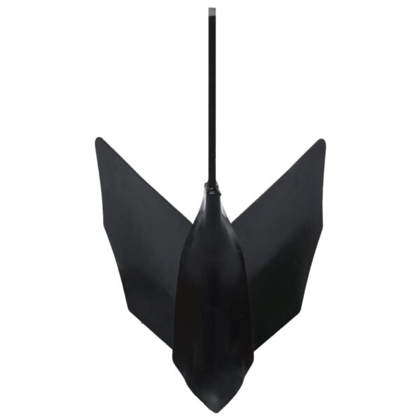 Tiller Plough Attachment Black Metal