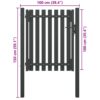8719883865263_g_en_hd_3.jpg Garden Fence Gate Steel 1x1.5 m Anthracite