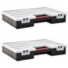 Assortment Boxes 2 pcs with Adjustable Dividers 460x325x80 mm Plastic