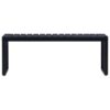 Garden Bench 120.5 cm PS Board Black