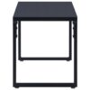 Garden Bench 120.5 cm PS Board Black