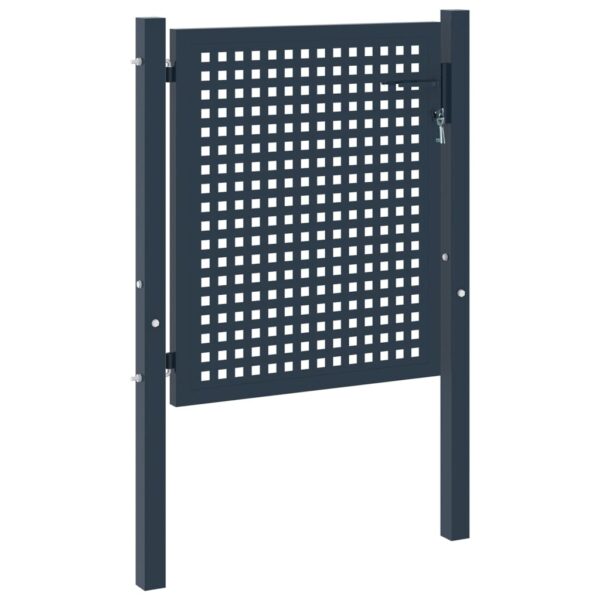 Fence Gate Anthracite 102x75 cm Steel