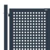 Fence Gate Anthracite 306x125 cm Steel