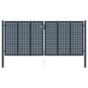 Fence Gate Anthracite 306x175 cm Steel