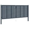 Fence Gate Anthracite 306x175 cm Steel