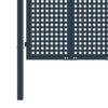Fence Gate Anthracite 404x125 cm Steel