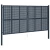 Fence Gate Anthracite 404x175 cm Steel