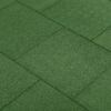 Fall Protection Tiles 24 pcs Rubber 50x50x3 cm Green
