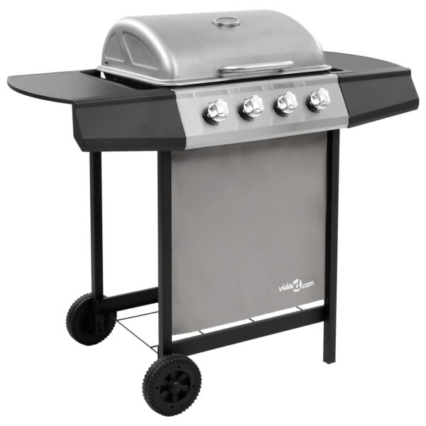 8719883970226_a_en_hd_1.jpg Gas BBQ Grill with 4 Burners Black and Silver