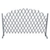 Trellis Fence Solid Firwood 1.8x1 m Grey