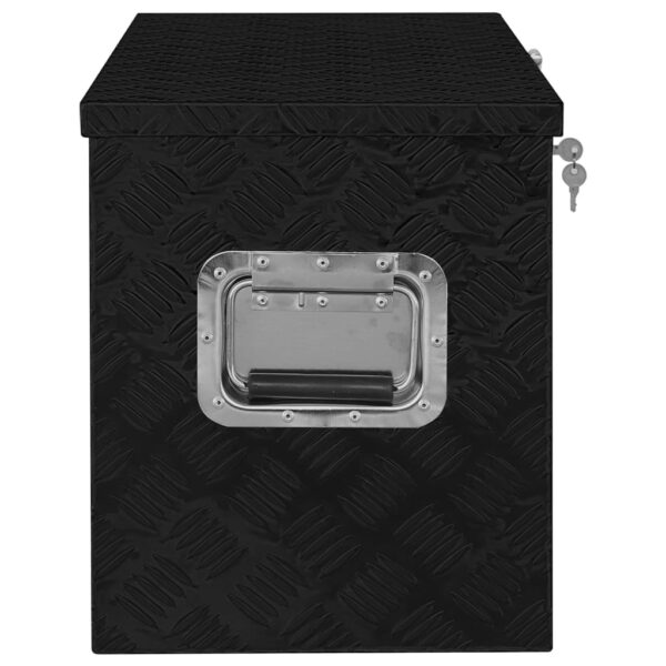 Aluminium Box 90.5x35x40 cm Black