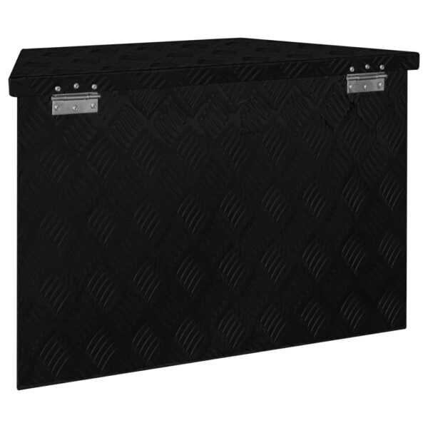 Aluminium Box 70x24x42 cm Trapezoid Black