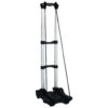 Foldable Transport Trolley 45 kg Aluminium Sliver