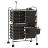 8720286011782_g_en_hd_1.jpg XXL 15-Drawer Mobile Storage Trolley Black Plastic