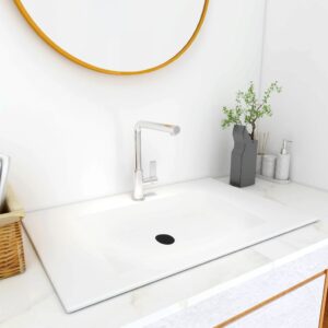 Built-in Wash Basin 600x460x130 mm SMC White