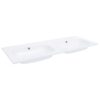 Built-in Double Wash Basin 1205x460x145 mm SMC White