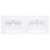 Built-in Double Wash Basin 1205x460x145 mm SMC White