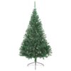 Artificial Half Christmas Tree with Stand Green 210 cm PVC