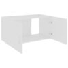 Wall Mounted Cabinet White 80x39x40 cm Engineered Wood