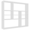 8720286017333_a_en_hd_1.jpg Wall Shelf White 90x16x78 cm Engineered Wood