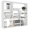 8720286017333_g_en_hd_1.jpg Wall Shelf White 90x16x78 cm Engineered Wood