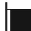 3-Panel Room Divider Black 260x180 cm