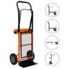 2-in-1 Foldable Platform Hand Truck with Leaf Bag Support