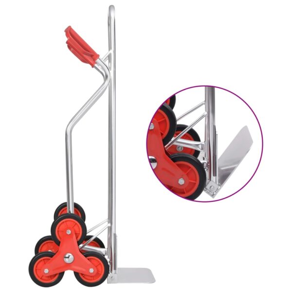 Stair Climbing Hand Truck with 6 Wheels 51x53.5x118 cm 150 kg