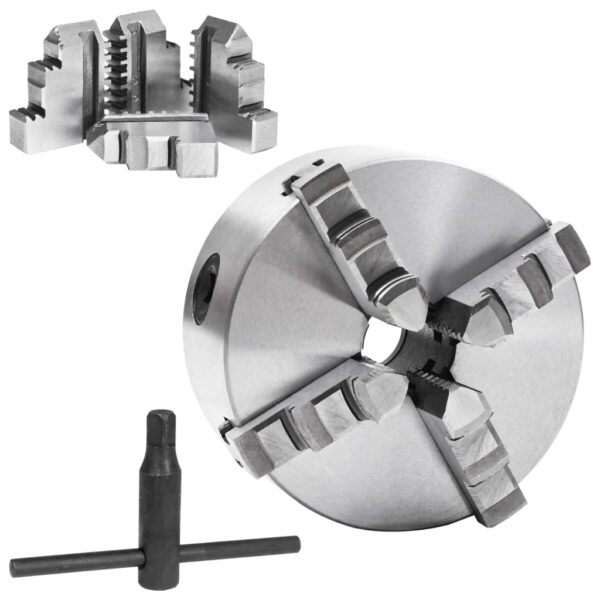 8720286025239_g_en_hd_1.jpg 4 Jaw Self-Centering Lathe Chuck 125 mm Steel