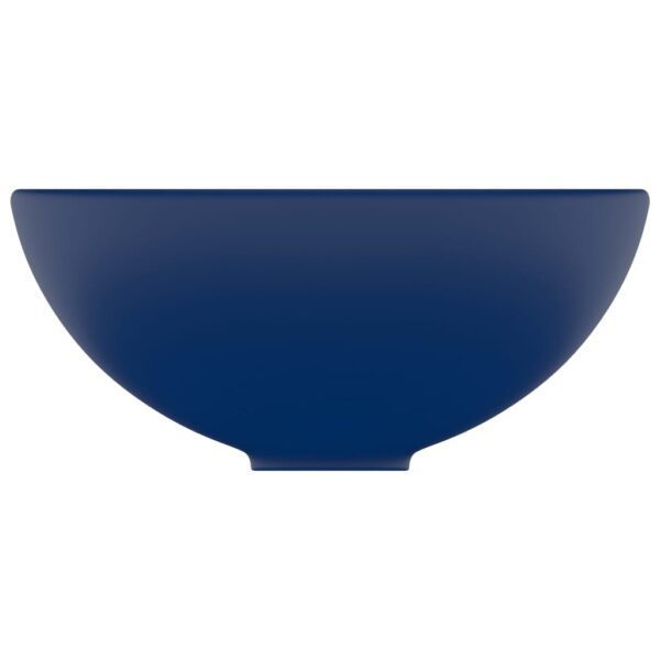 8720286036730_g_en_hd_2.jpg Luxury Bathroom Basin Round Matt Dark Blue 32.5x14 cm Ceramic