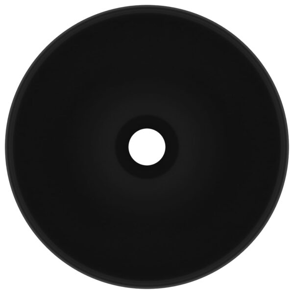 8720286036808_g_en_hd_1.jpg Luxury Bathroom Basin Round Matt Black 32.5x14 cm Ceramic