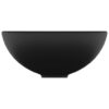 8720286036808_g_en_hd_2.jpg Luxury Bathroom Basin Round Matt Black 32.5x14 cm Ceramic