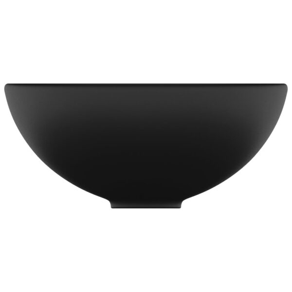 8720286036808_g_en_hd_2.jpg Luxury Bathroom Basin Round Matt Black 32.5x14 cm Ceramic