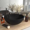 8720286036808_m_en_hd_1.jpg Luxury Bathroom Basin Round Matt Black 32.5x14 cm Ceramic