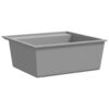 Kitchen Sink with Overflow Hole Grey Granite