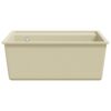 Kitchen Sink with Overflow Hole Beige Granite