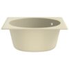 Kitchen Sink with Overflow Hole Beige Granite