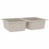 Kitchen Sink Beige 76 x 48 x 30 cm Granite